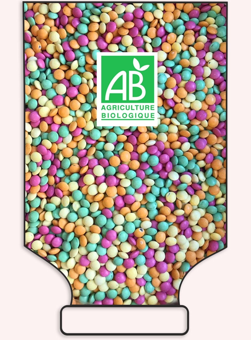 Milk chocolate lentils in bulk - art.1031