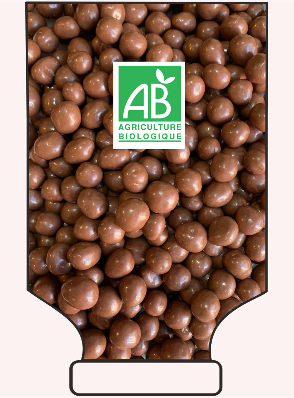 Marbles-Hazelnuts-Milk chocolate 1kg - ref.1066