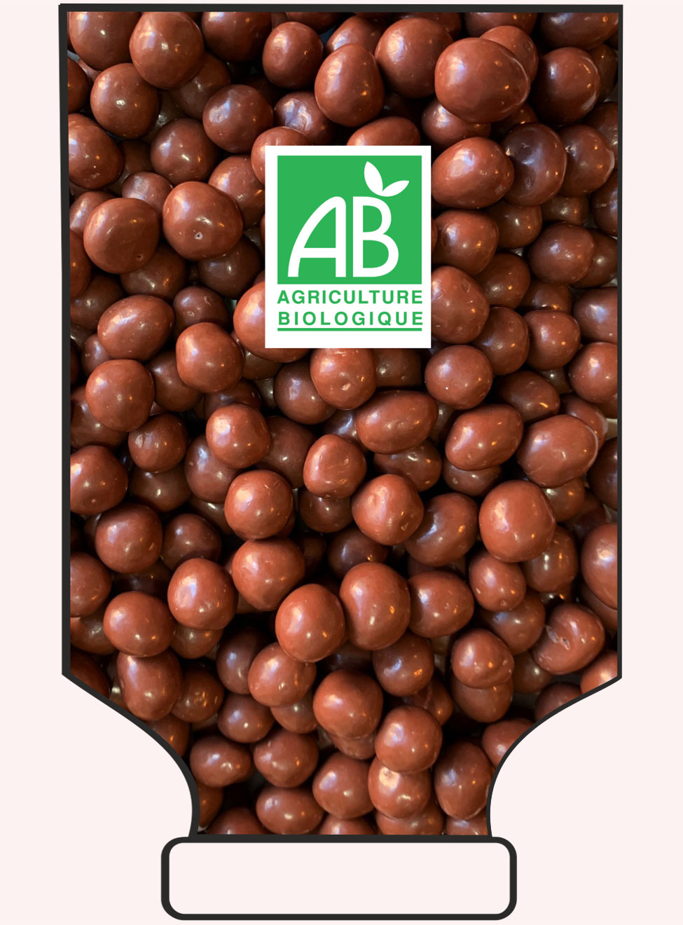 Billes-Noisettes-Chocolat -CARAMEL 1kg - réf.1067