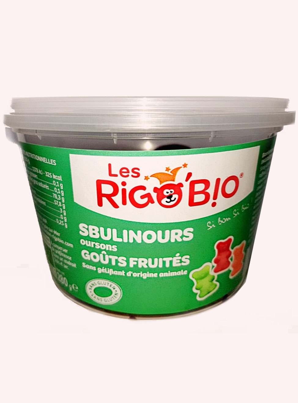 RIGOBIO Sbulinours VEGAN en pot - réf.2811