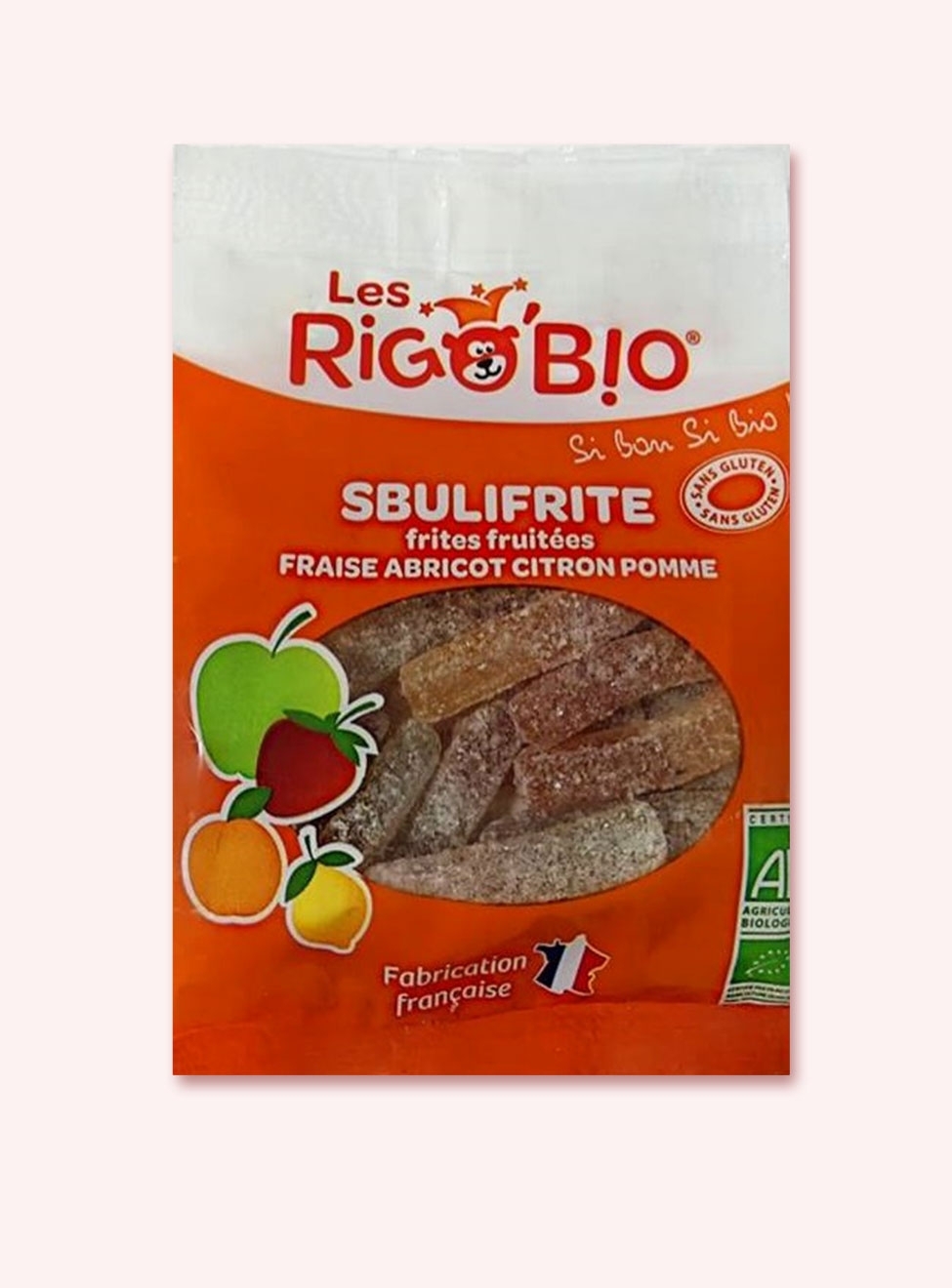 RIGOBIO Sbulifrite fruité - sachet 100 gr- Origine France- réf.2884 