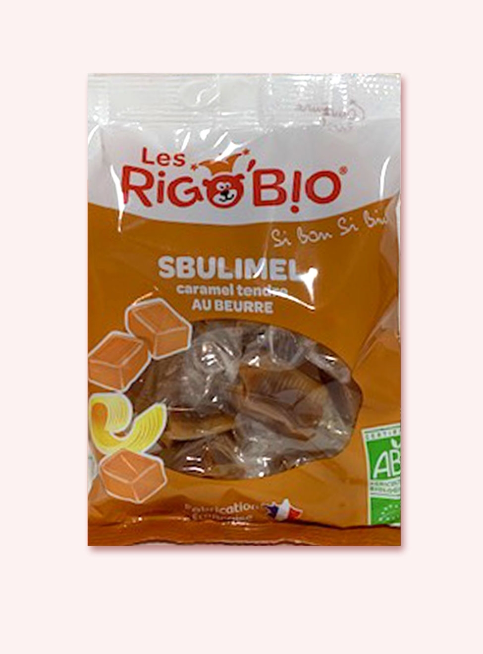 RIGOBIO Sbulimel beurre sans gluten - sachet- Origine France- réf.4420