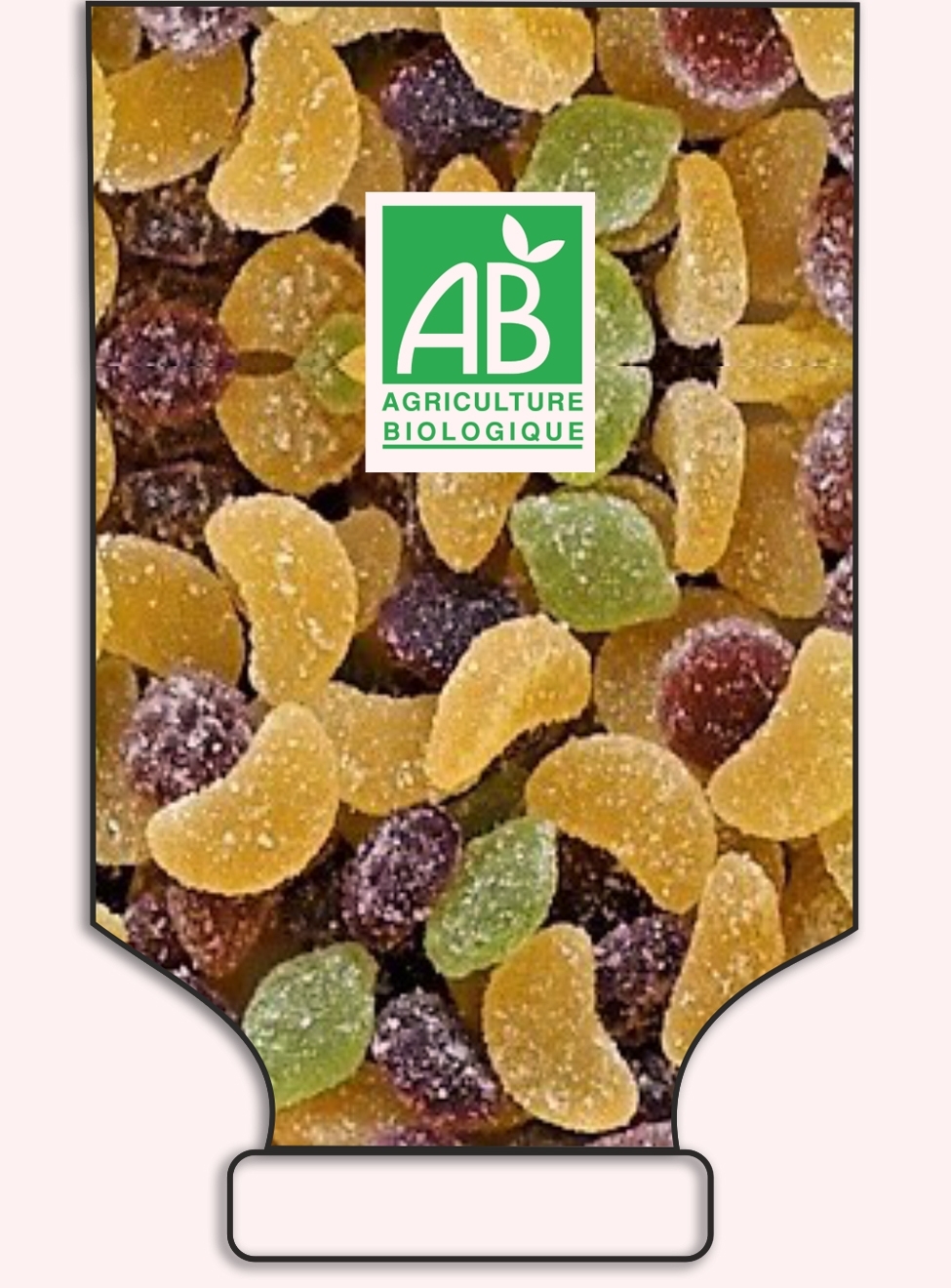 VRAC, Bonbons fruits mousseux végan , 100g