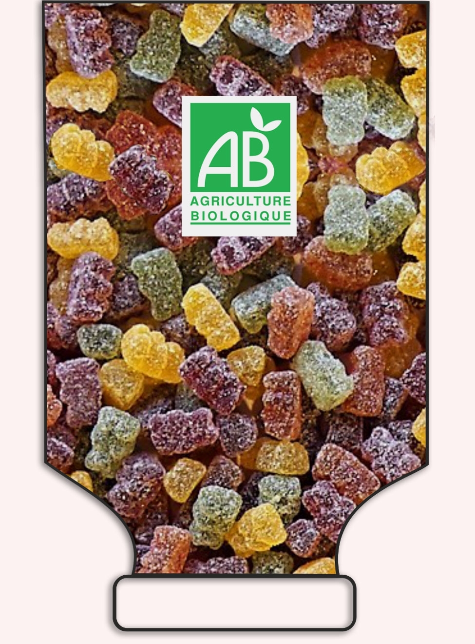 Fruity bears and crispy sugar in bulk - Origine France - réf.1022