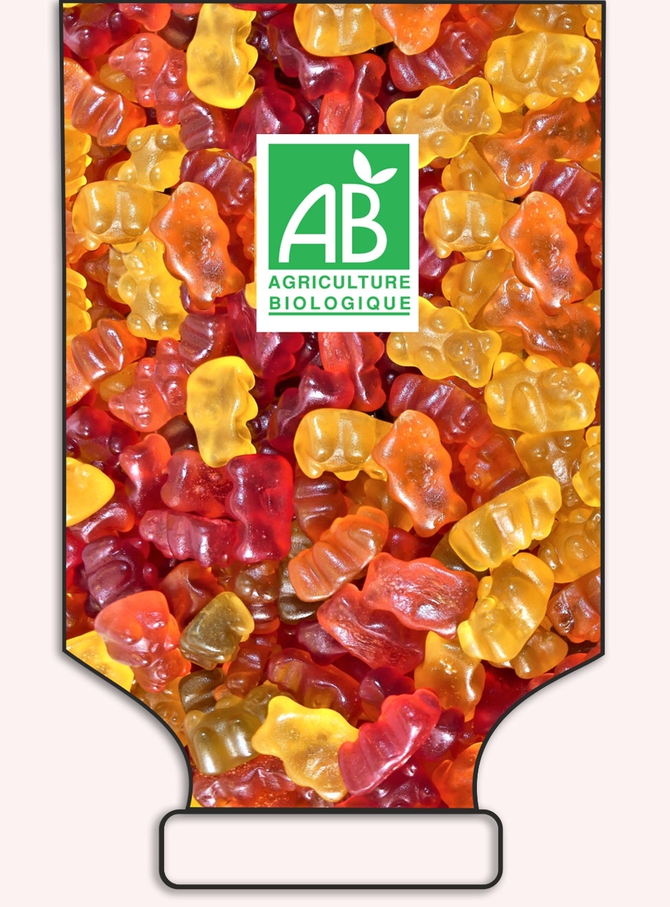 Bears pectine fruit in bulk - VEGAN - French Origine - art.1036